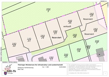 Grundstück zum Kauf Provisionsfrei 90.000 € 778 m² Grundstück In der Aue 0 Barchfeld Barchfeld-Immelborn 36456