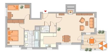 Wohnung zum Kauf Provisionsfrei 427.300 € 3 Zimmer 93,7 m² 2. Geschoss Hofheimer Straße 29 Dietzenbach Dietzenbach 63128