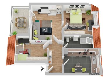 Wohnung zum Kauf 178.000 € 3 Zimmer 74 m² Rheinau - Mitte Mannheim 68219