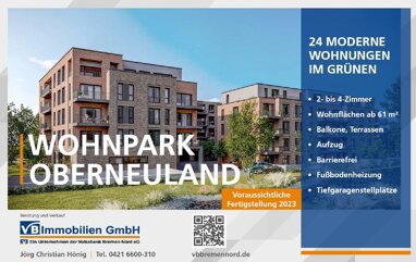 Wohnung zum Kauf 360.000 € 2 Zimmer 76,1 m² 1. Geschoss Louis-Leitz-Straße 1a Oberneuland Bremen 28355