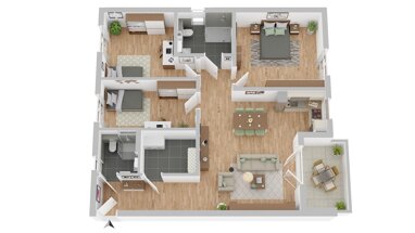 Wohnung zur Miete 1.194 € 4 Zimmer 113,7 m² Erdgeschoss Gartenweg 6 Engter Bramsche 49565