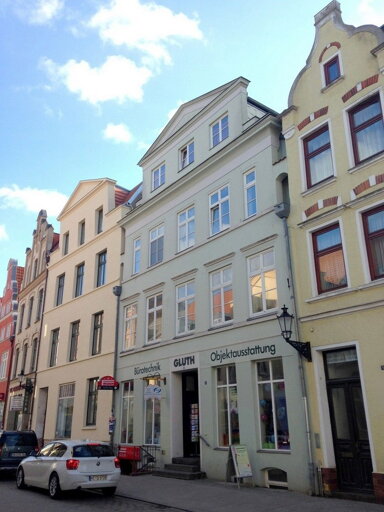 Wohnung zur Miete 650 € 3 Zimmer 81 m² 2. Geschoss frei ab 01.01.2025 Lübsche Str. 26 Altstadt Wismar 23966