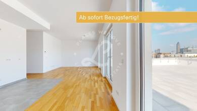 Wohnung zum Kauf - Neubau 898.900 € 3 Zimmer 104,5 m² 6. Geschoss Gallus Frankfurt 60326