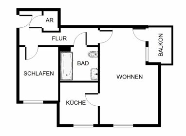 Wohnung zur Miete nur mit Wohnberechtigungsschein 260,87 € 2 Zimmer 48,7 m² Parsevalstr. 130 Mailoh Dortmund 44369