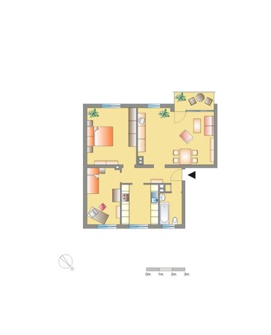 Wohnung zur Miete 543,04 € 3 Zimmer 67,9 m² Sohlerweg 26 Innenstadt Neuwied 56564