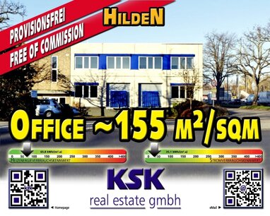Bürofläche zur Miete Provisionsfrei 155 m² Bürofläche Weststadt 52 Hilden 40721