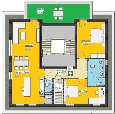 Wohnung zum Kauf provisionsfrei 444.850 € 3 Zimmer 113,7 m² 3. Geschoss Starenschleife Welver 59514