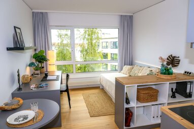 Wohnung zur Miete 549,86 € 1 Zimmer 21,6 m² 1. Geschoss Altenhöferallee 30 Kalbach-Riedberg Frankfurt am Main 60438