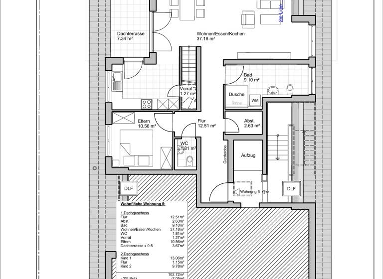 Wohnung zum Kauf provisionsfrei 585.000 € 4 Zimmer 101 m² Einfangweg 12 Kenzingen 79341