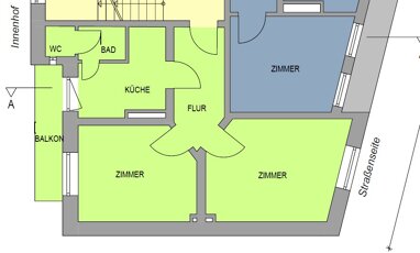 Wohnung zum Kauf 159.000 € 2 Zimmer 41 m² 4. Geschoss Südfriedhof Bezirk 5 Kiel 24114