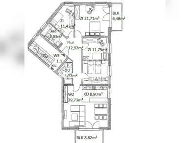 Wohnung zur Miete Tauschwohnung 1.300 € 5 Zimmer 128 m² 1. Geschoss Eiche Potsdam 14469