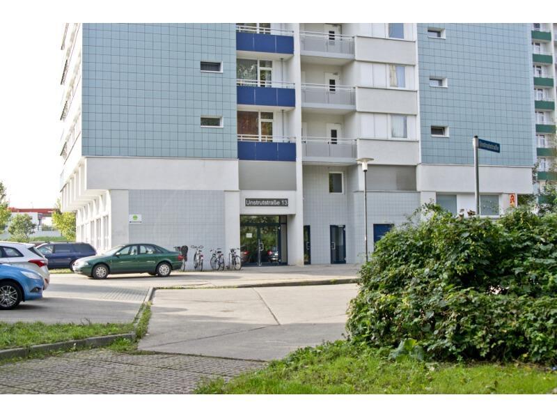 Wohnung zur Miete 289 € 2 Zimmer 45 m²<br/>Wohnfläche 18. Stock<br/>Geschoss Unstrutstraße 13 Nördliche Neustadt Halle (Saale) 06122