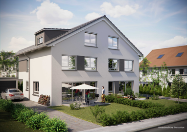 Doppelhaushälfte zum Kauf Provisionsfrei 961.800 € 6 Zimmer 154 m² 253 m² Grundstück Schönblickstraße 14/1 Münchingen Korntal-Münchingen 70825