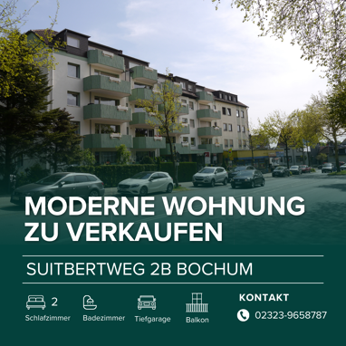 Wohnung zum Kauf 185.000 € 3 Zimmer 87 m² 3. Geschoss Suitbertweg 2b Harpen - Rosenberg Bochum 44805