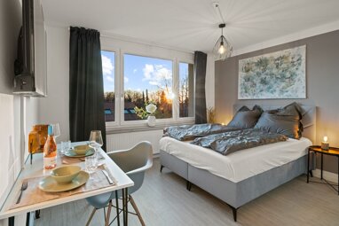 Wohnung zur Miete Wohnen auf Zeit 1.290 € 1 Zimmer 25 m² frei ab 01.09.2024 Albrechtstraße Friedrichshafen - West 3 Friedrichshafen 88045