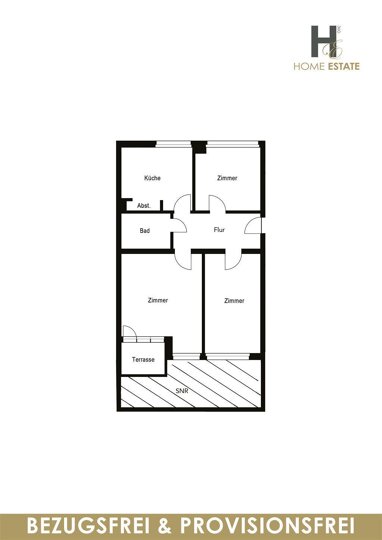 Terrassenwohnung zum Kauf Provisionsfrei 325.000 € 3 Zimmer 80 m² Erdgeschoss An den Eichen 2a Ruhlsdorf Teltow 14513