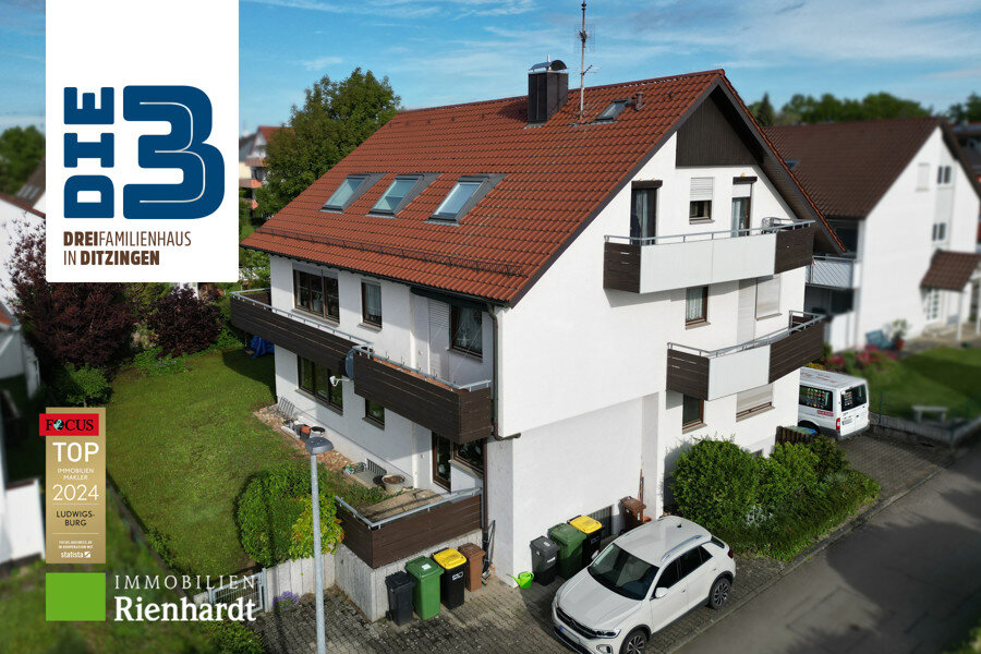 Mehrfamilienhaus zum Kauf 965.000 € 12 Zimmer 316 m²<br/>Wohnfläche 597 m²<br/>Grundstück Ditzingen Ditzingen 71254