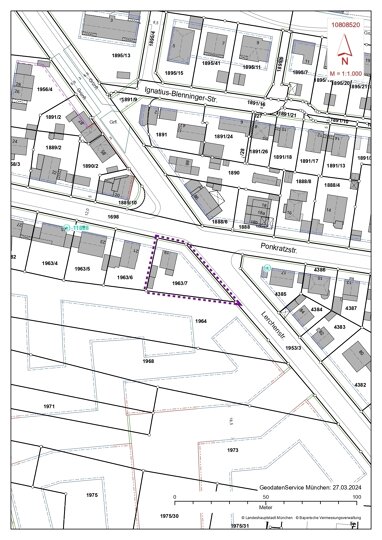 Grundstück zum Kauf 1.400.000 € 936 m² Grundstück Feldmoching München 80995