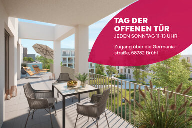 Terrassenwohnung zum Kauf provisionsfrei 555.000 € 4 Zimmer 108,1 m² 1. Geschoss Am Schrankenbuckel 16 Brühl 68782