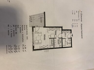 Wohnung zur Miete 480 € 1 Zimmer 41,4 m² Geschoss 2/4 St. Georgen Bayreuth 95448