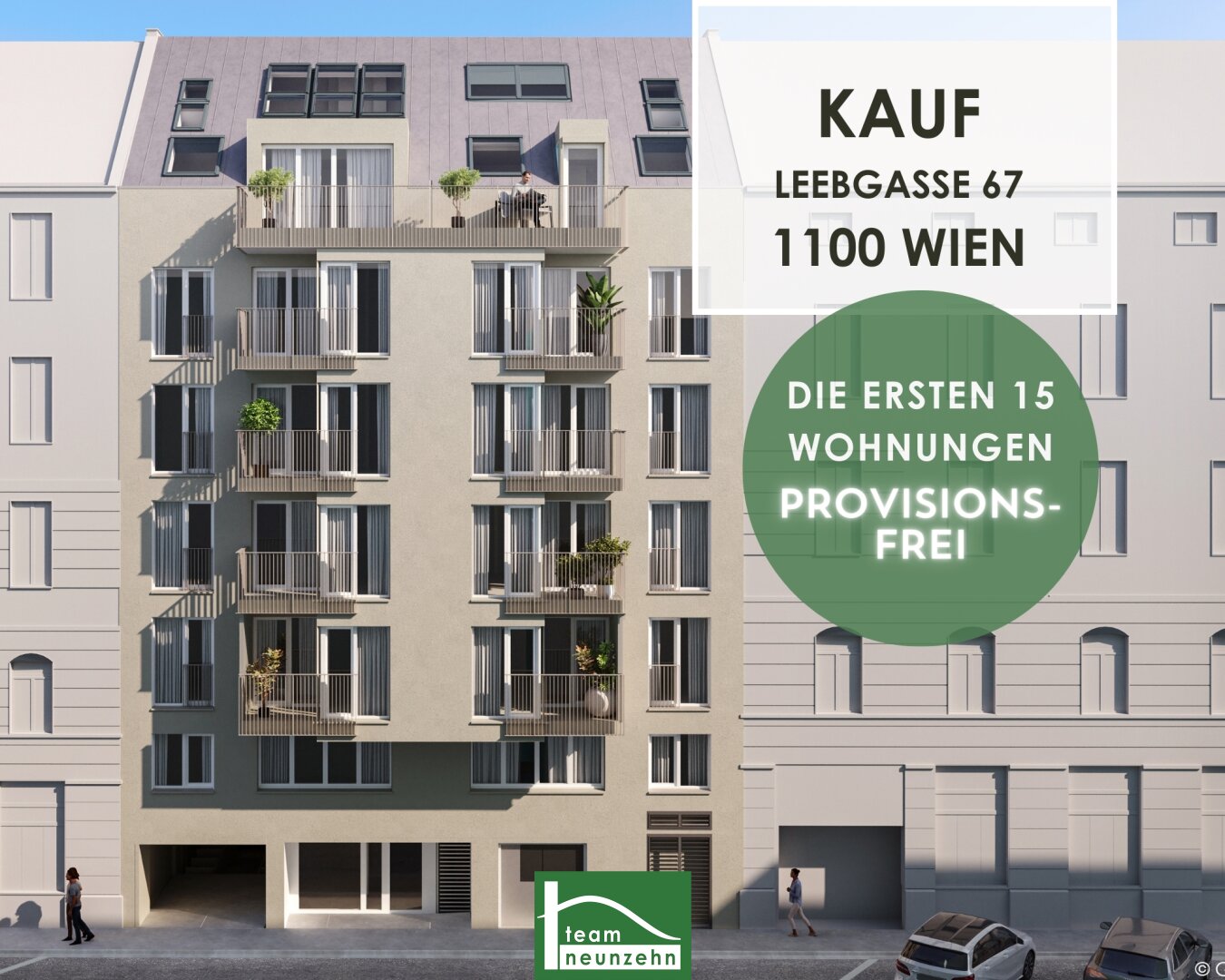 Wohnung zum Kauf provisionsfrei 337.100 € 3 Zimmer 55,5 m²<br/>Wohnfläche EG<br/>Geschoss Siccardsburggasse 62 Wien 1100