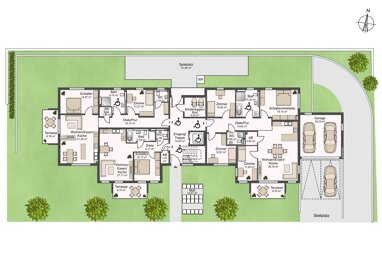 Wohnung zum Kauf 360.990 € 2,5 Zimmer 57,3 m² Erdgeschoss Bad Wimpfen Bad Wimpfen 74206