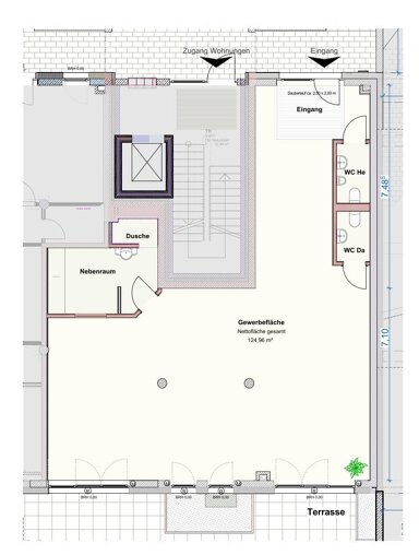 Bürofläche zur Miete provisionsfrei 125 m² Bürofläche Stadt Ansbach 91522