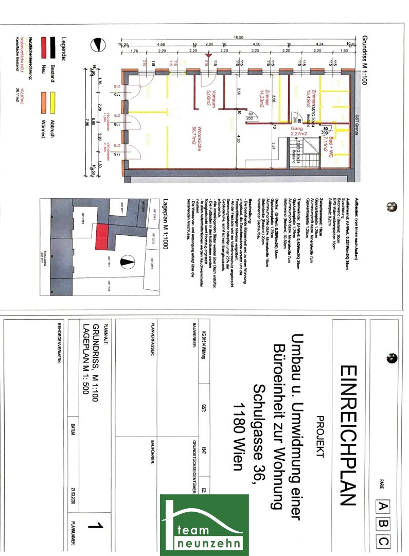 Büro-/Praxisfläche zum Kauf 485.000 € 102,1 m²<br/>Bürofläche Wien 1180