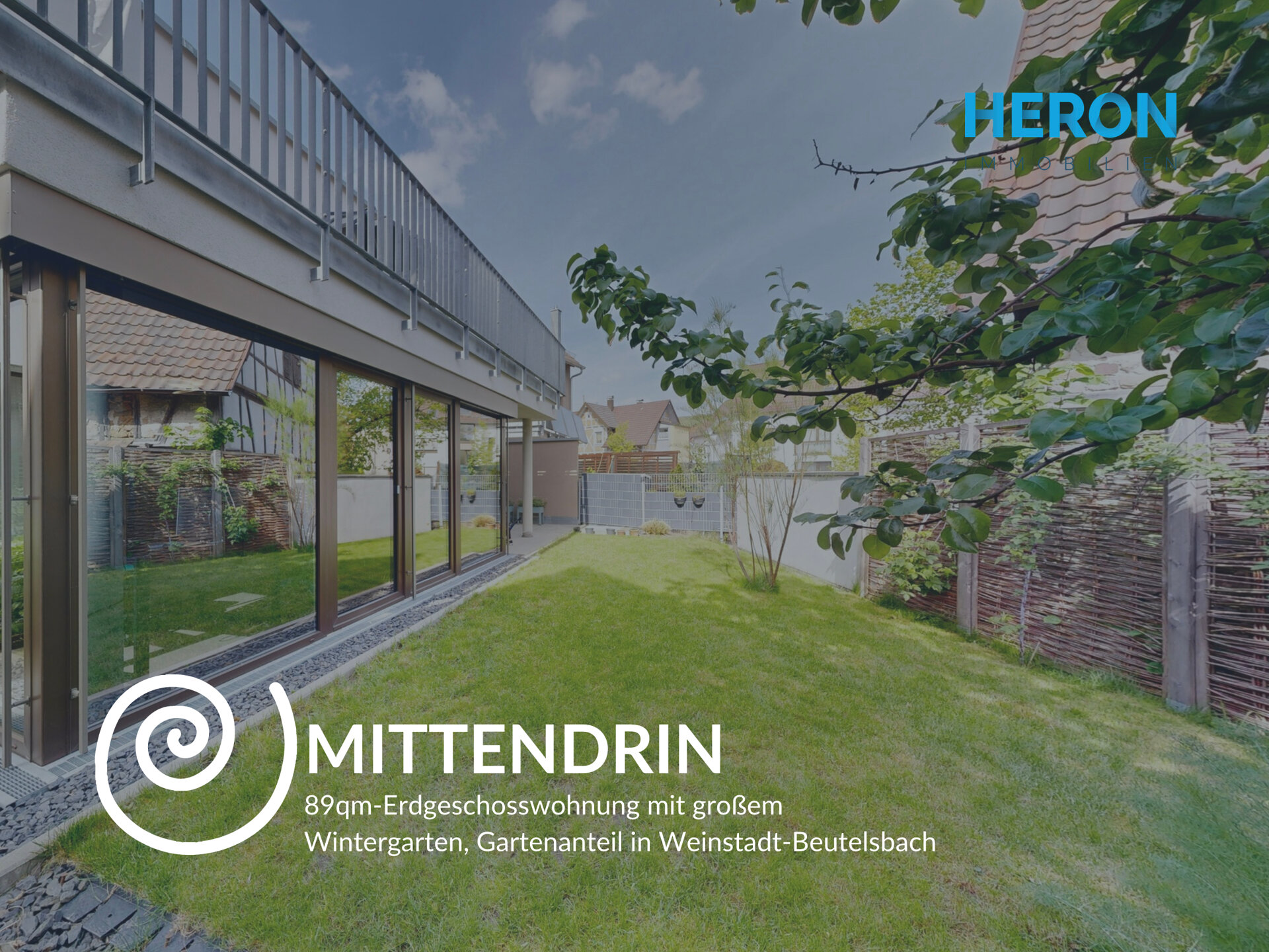 Wohnung zum Kauf 499.000 € 3 Zimmer 89 m²<br/>Wohnfläche Erdgeschoss<br/>Geschoss Beutelsbach Weinstadt / Beutelsbach 71384