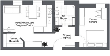 Wohnung zum Kauf 320.000 € 2 Zimmer 58 m² Erdgeschoss Bozen 39100