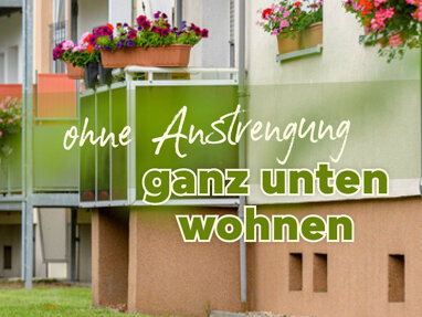 Wohnung zur Miete 270 € 3 Zimmer 50,5 m² Erdgeschoss Am Roßmannsbach 7 Nordhausen Nordhausen 99734