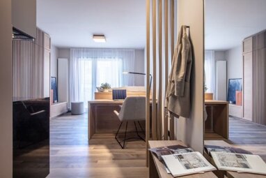 Apartment zur Miete 715 € 1 Zimmer 21,8 m² 5. Geschoss Niederrad Frankfurt am Main 60528