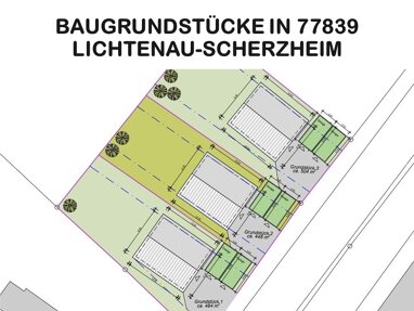 Grundstück zum Kauf Provisionsfrei 87.244 € 448 m² Grundstück Scherzheim Lichtenau 77839