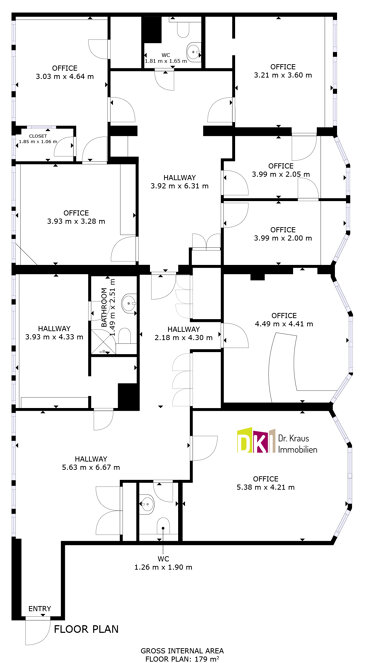 Wohnung zum Kauf 540.000 € 10 Zimmer 179 m² 3. Geschoss Stadtpark / Stadtgrenze 22 Fürth 90762