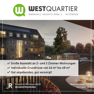 Wohnung zur Miete 840 € 2 Zimmer 67 m² Erdgeschoss Kitzingen Kitzingen 97318