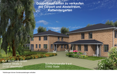 Doppelhaushälfte zum Kauf 695.000 € 5 Zimmer 115,4 m² Schiffertorstraße 3a Übriges Stade Stade 21682