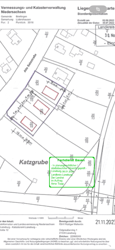 Grundstück zum Kauf 199.000 € 800 m² Grundstück Alte Salzstraße 16 Lüdershausen Brietlingen 21382