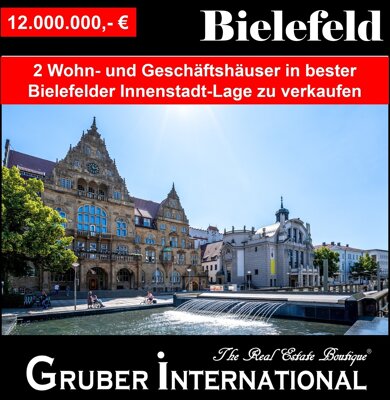 Wohn- und Geschäftshaus zum Kauf als Kapitalanlage geeignet 12.000.000 € 2.298 m² 1.195 m² Grundstück Innenstadt Bielefeld 33605