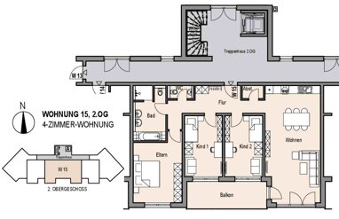 Wohnung zum Kauf 499.000 € 4 Zimmer 114 m² 2. Geschoss Sünching Sünching 93104