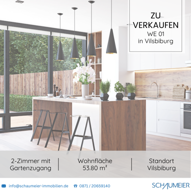 Wohnung zum Kauf 279.760 € 2 Zimmer 53,8 m² Erdgeschoss Vilsbiburg Vilsbiburg 84137