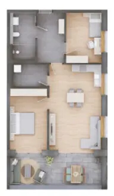 Wohnung zur Miete 700 € 3 Zimmer 89 m² frei ab sofort Schochertweg Bischofsmais Bischofsmais 94253