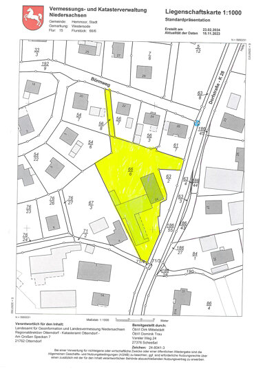 Grundstück zum Kauf 189.000 € 3.602 m² Grundstück Westersode Hemmoor 21745