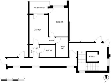 Wohnung zur Miete 480 € 2 Zimmer 55 m² 1. Geschoss frei ab 01.01.2025 Gneisenaustraße 14 Scharnhorststraße Oldenburg 26131