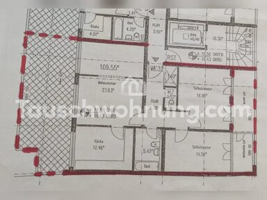 Wohnung zur Miete Tauschwohnung 1.150 € 3 Zimmer 109 m² 6. Geschoss Zentrum - Nord Leipzig 04105