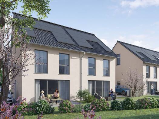 Doppelhaushälfte zum Kauf - Erstbezug 549.000 € 4 Zimmer 123 m² 275 m² Grundstück Langendiebach Erlensee 63526