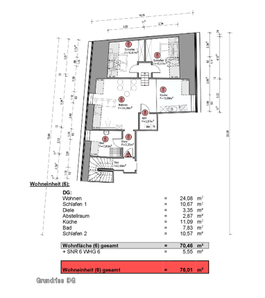 Wohnung zum Kauf Provisionsfrei 199.000 € 3 Zimmer 76 m² 2. Geschoss Lieser 54470