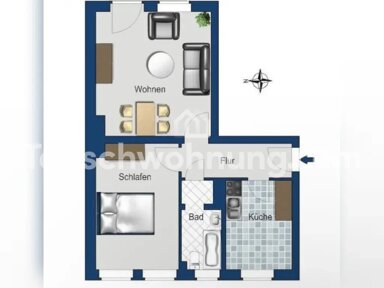 Wohnung zur Miete Tauschwohnung 450 € 2 Zimmer 44 m² Moabit Berlin 10553