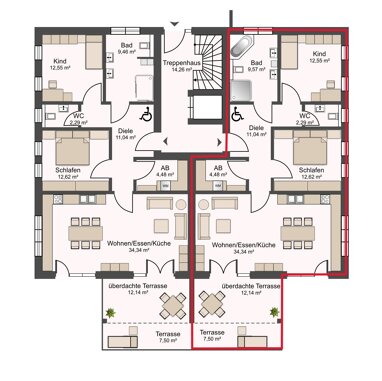 Wohnung zum Kauf 395.000 € 3 Zimmer 95,2 m² Quelle Bielefeld / Quelle 33649