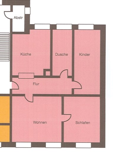 Wohnung zur Miete 350 € 3 Zimmer 63 m² 2. Geschoss Weißenfels Weißenfels 06667
