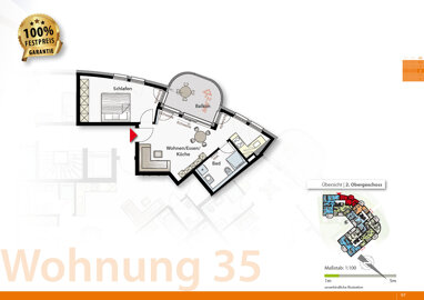 Wohnung zum Kauf Provisionsfrei 359.000 € 2 Zimmer 51,8 m² 2. Geschoss Sindelfingen 1 Sindelfingen 71063